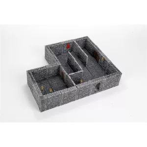 WarLock Tiles: Dungeon Tiles II - Full Height Stone Walls Expansion-16514