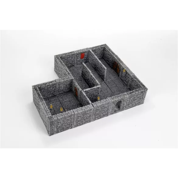 WarLock Tiles: Dungeon Tiles II - Full Height Stone Walls Expansion-16514