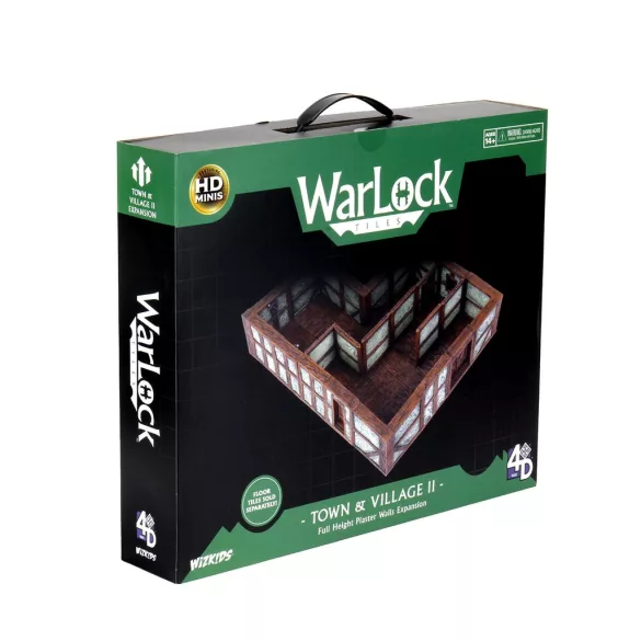 WarLock Tiles: Town & Village II - Full Height Plaster Walls Expansion-16515