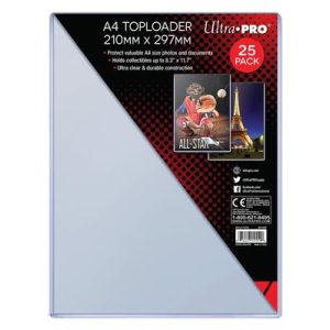 A4 Toploader 25ct (210mm x 297mm)-15559