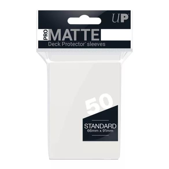 UP - Standard Sleeves - Non-Glare - Clear Pro Matte (50 Sleeves)-84490
