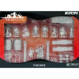 WizKids Deep Cuts Unpainted Miniatures: Vikings – 29 darabos festhető miniatűra csomag