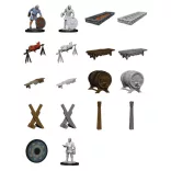 WizKids Deep Cuts Unpainted Miniatures: Vikings – 29 darabos festhető miniatűra csomag
