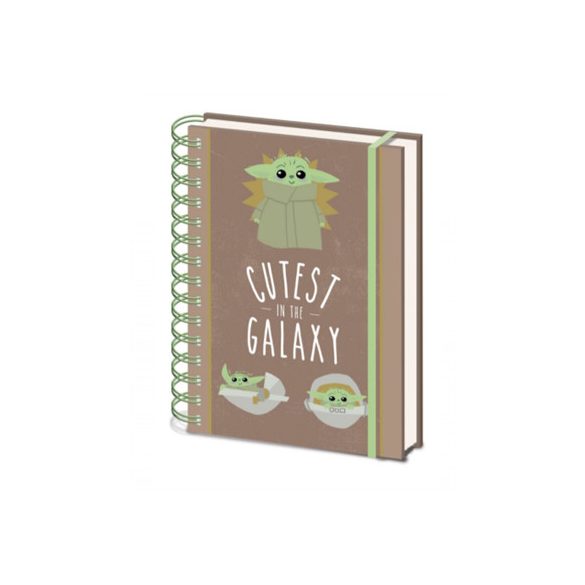 Pyramid A5 Wiro Notebook - Star Wars The Mandalorian (Cutest In The Galaxy)-SR73255