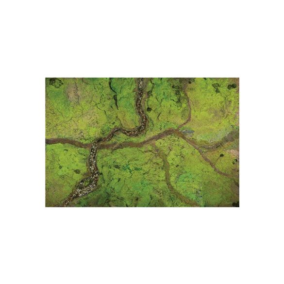Kraken Wargames Gaming Mat - River Valley 6x4 Gaming Mat 2.0-KWG-64-35