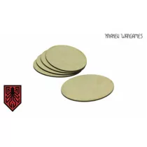 Kraken Wargames - MDF Base Round 50mm (15)-KWG0327