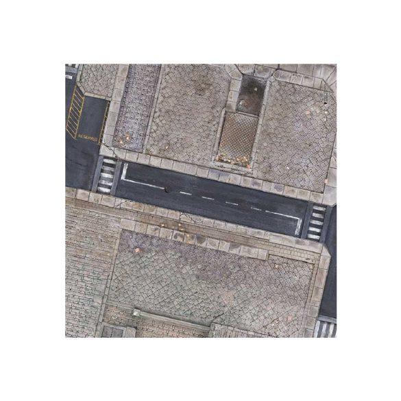 Kraken Wargames Gaming Mat - Urban Zone 3x3 Gaming Mat 2.0-KWG-33-63