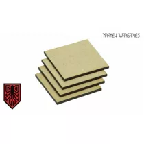 Kraken Wargames - MDF Base Square 50x50mm (20)-KWG0324