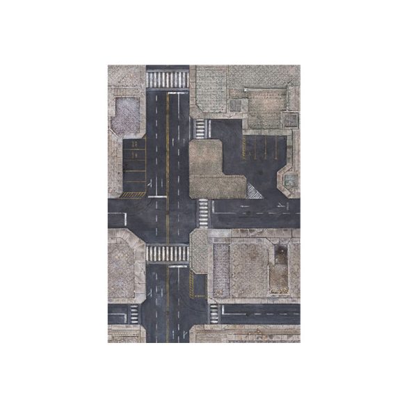 Kraken Wargames Gaming Mat - Urban Zone 6x4 Gaming Mat-KWG-64-63