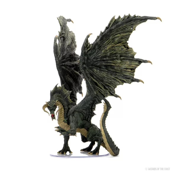 D&D Icons of the Realms: Adult Black Dragon Premium Figure-WZK96021