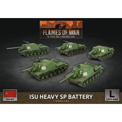 Flames of War - ISU Heavy SP Battery (x5 Plastic)-SBX63