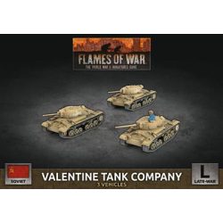 Flames of War - Valentine Tank Company (x3 Plastic)-SBX69