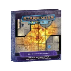 Starfinder Flip-Tiles: City Hazards Expansion térképlap-kiegészítő