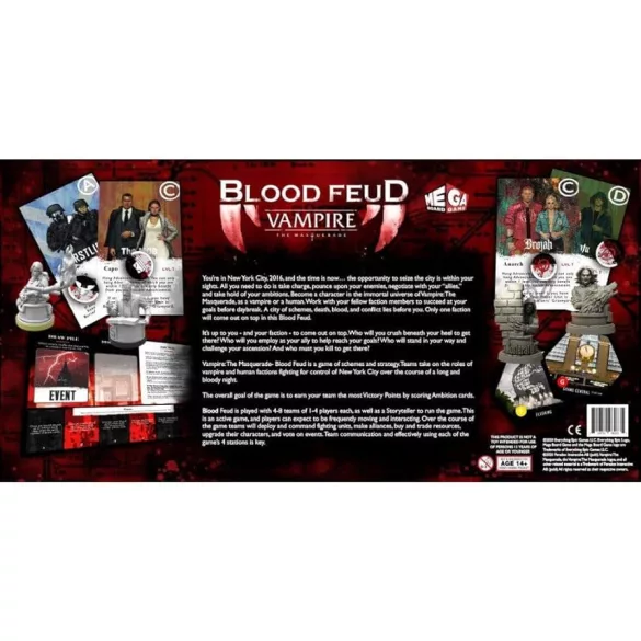 Vampire the Masquerade Blood Feud - The Mega Board Game - EN
