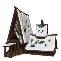 D&D Icons of the Realms: Icewind Dale: Rime of the Frostmaiden - The Lodge Papercraft Set-96048