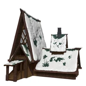 D&D Icons of the Realms: Icewind Dale: Rime of the Frostmaiden - The Lodge Papercraft Set-96048
