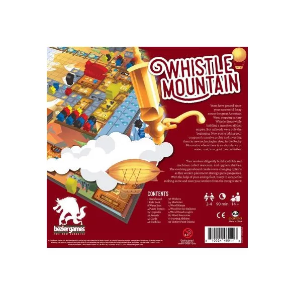 Whistle Mountain társasjáték - angol kiadás