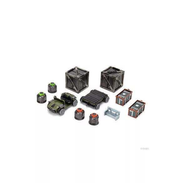 Starfinder Battles: Planets of Peril Docking Bay Premium Set miniatűra szett