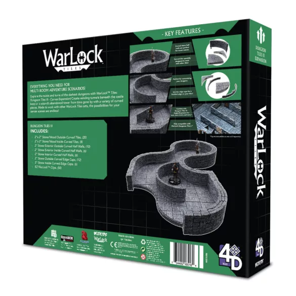 WarLock Tiles: Dungeon Tile III - Curves-16516