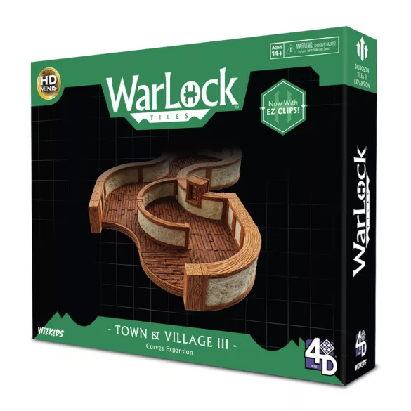 WarLock Tiles: Town & Village III - Curves terepasztal-kiegészítő