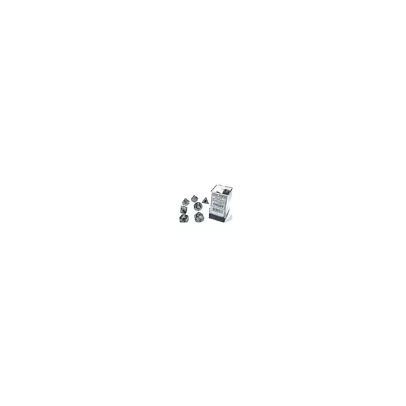 Chessex Borealis 12mm d6 Light Smoke/silver Luminary Dice Block (36 dice)-27978