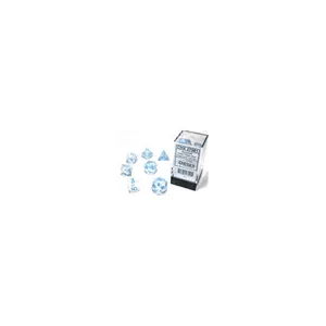 Chessex Borealis 12mm d6 Icicle/light blue Luminary Dice Block (36 dice)-27981