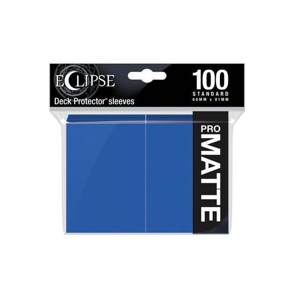 UP - Eclipse Matte Standard Sleeves: Pacific Blue (100 Sleeves)-15614