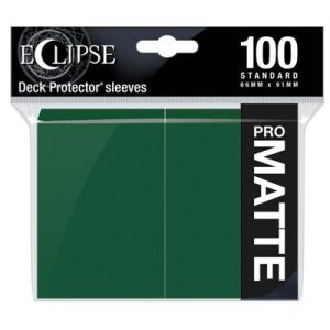 UP - Eclipse Matte Standard Sleeves: Forest Green (100 Sleeves)-15617