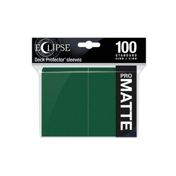 UP - Eclipse Matte Standard Sleeves: Forest Green (100 Sleeves)-15617
