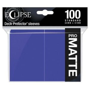 UP - Eclipse Matte Standard Sleeves: Royal Purple (100 Sleeves)-15622