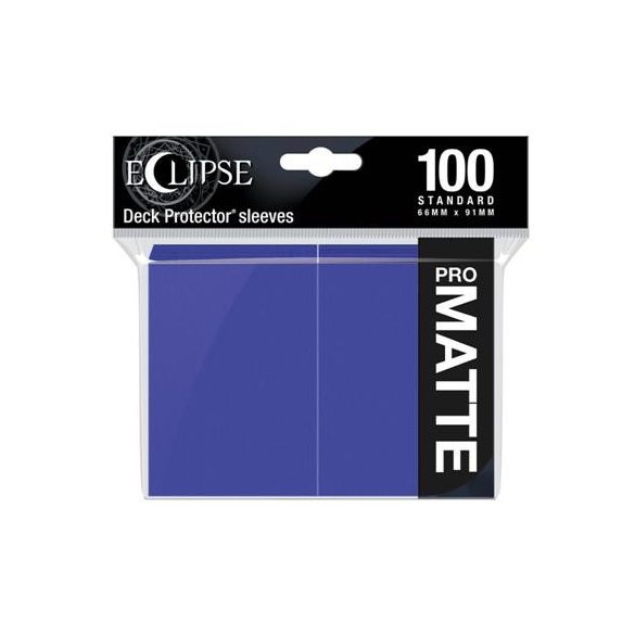 UP - Eclipse Matte Standard Sleeves: Royal Purple (100 Sleeves)-15622