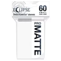 UP - Eclipse Matte Small Sleeves: Arctic White (60 Sleeves)-15636