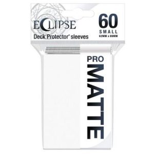 UP - Eclipse Matte Small Sleeves: Arctic White (60 Sleeves)-15636