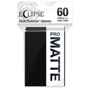 UP - Eclipse Matte Small Sleeves: Jet Black (60 Sleeves)-15637
