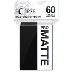 UP - Eclipse Matte Small Sleeves: Jet Black (60 Sleeves)-15637