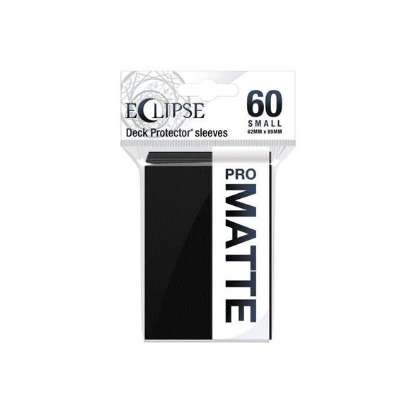 UP - Eclipse Matte Small Sleeves: Jet Black (60 Sleeves)-15637