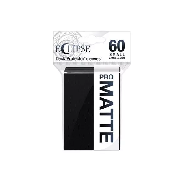 UP - Eclipse Matte Small Sleeves: Jet Black (60 Sleeves)-15637