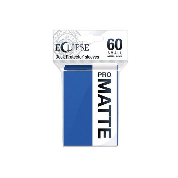 UP - Eclipse Matte Small Sleeves: Pacific Blue (60 Sleeves)-15638