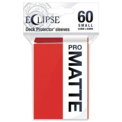 UP - Eclipse Matte Small Sleeves: Apple Red (60 Sleeves)-15640