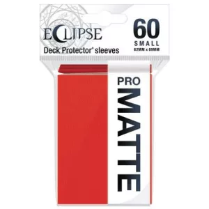 UP - Eclipse Matte Small Sleeves: Apple Red (60 Sleeves)-15640