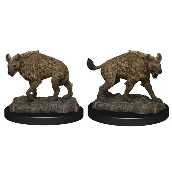 Wizkids Deep Cuts Unpainted Miniatures: Hyenas-90271