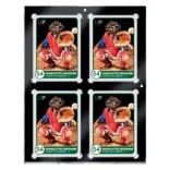 UP 35PT 4-Card Black Border UV ONE-TOUCH mágneses kártyatartó