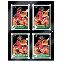 UP - 35PT 4-Card Black Border UV ONE-TOUCH Magnetic Holder-15401-UV