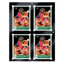UP 35PT 4-Card Black Border UV ONE-TOUCH mágneses kártyatartó