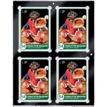 UP 35PT 4-Card Black Border UV ONE-TOUCH mágneses kártyatartó