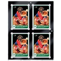 UP - 130PT 4-Card Black Border UV ONE-TOUCH Magnetic Holder-15402-UV