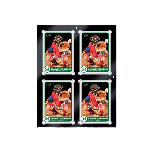 UP 130PT 4-Card Black Border UV ONE-TOUCH mágneses kártyatartó