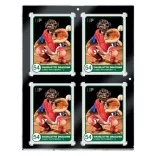 UP 130PT 4-Card Black Border UV ONE-TOUCH mágneses kártyatartó