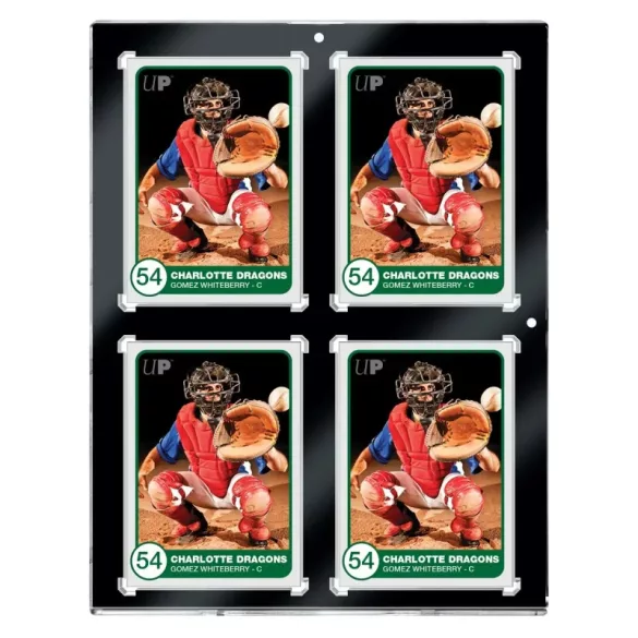 UP 130PT 4-Card Black Border UV ONE-TOUCH mágneses kártyatartó