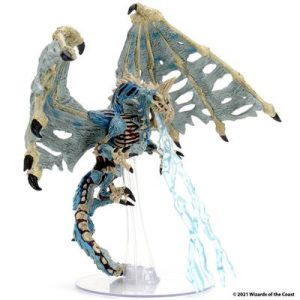 D&D Icons of the Realms Miniatures: Boneyard Premium Set - Blue Dracolich (Set 18) - EN-WZK96038